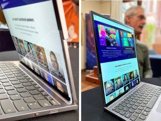 Lenovo presentó un prototipo de ordenador portátil con pantalla enrollable. Lo hemos visto y es alucinante
