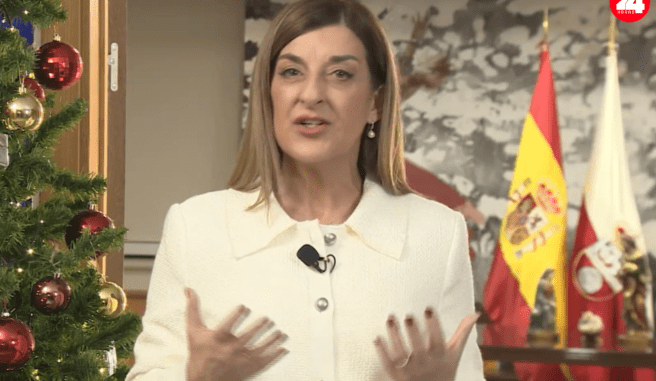 Mensaje de Navidad de la Presidenta de Cantabria @mjburuaga