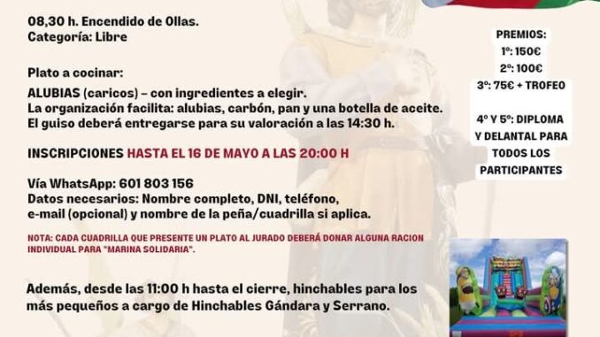 Sábado 17 de mayo Mariu Torre y Ramón Bueno en Rubayo