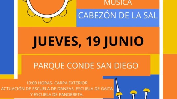 Jueves 19 de junio, 19.00 Clausura Escuela de Folclore de Cabezón de la Sal.