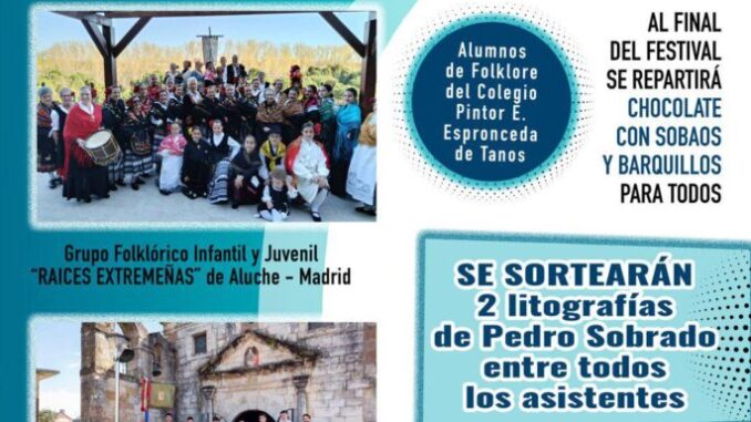 Sábado 21 de junio, 19.00 XV Festival Folklorico Nacional Infantil de Tanos.