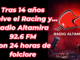 Tras 14 años vuelve el Racing y… RADIO ALTAMIRA 92.6 FM