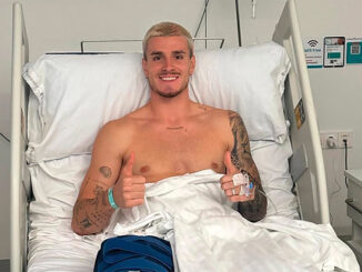 El jugador del Málaga CF Diego Murillo, intervenido con éxito de la rodilla derecha en Quirónsalud Málaga